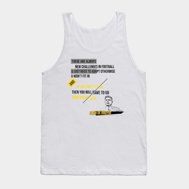 New challenge in football,Quote player Tank Top by Aloenalone